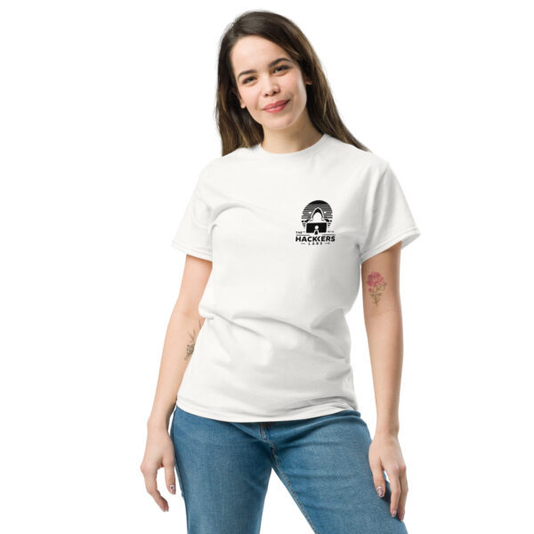 Camiseta Clásica Unisex – The Hackers Labs Edition White - Imagen 3
