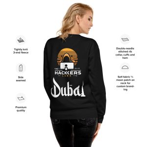 Sudadera Gruesa Unisex – The Hackers Labs × Dubai | Limited Edition