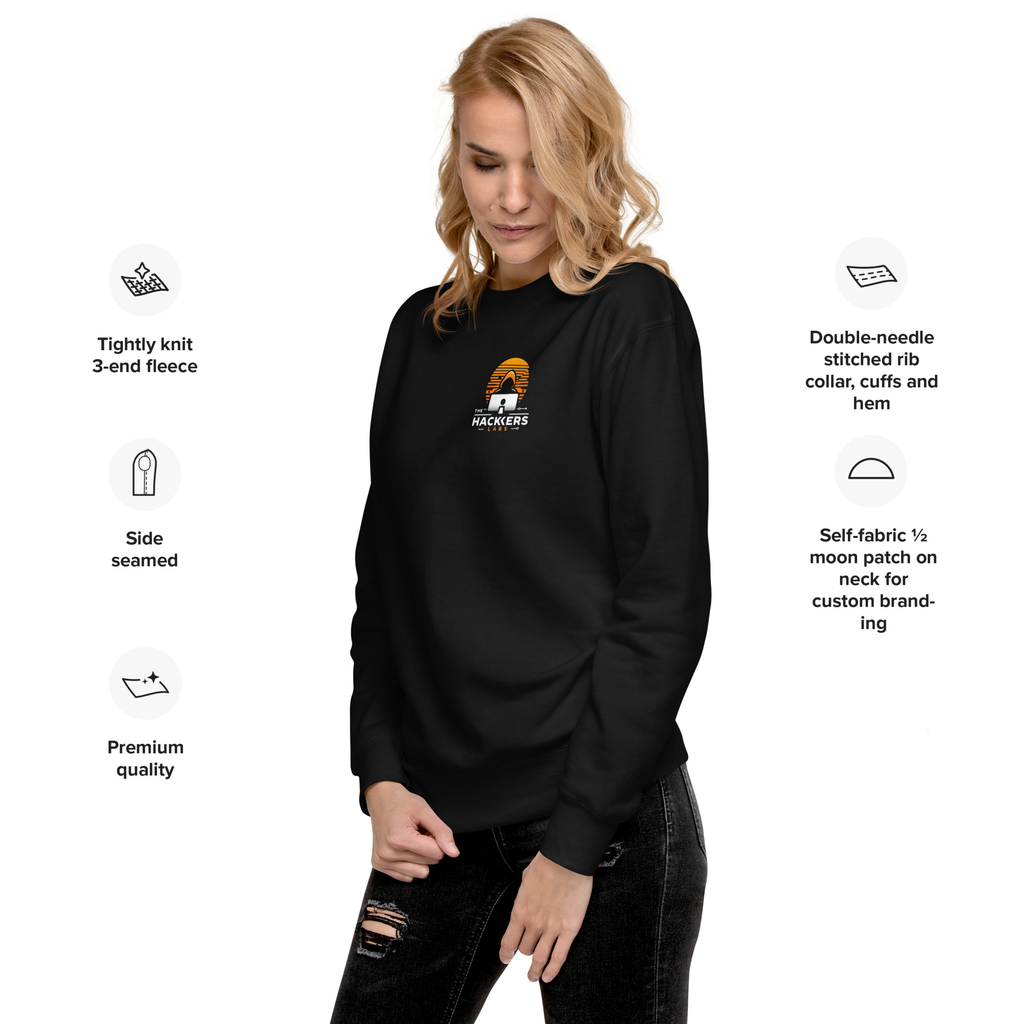 Sudadera Gruesa Unisex – The Hackers Labs × Dubai | Limited Edition - Imagen 2