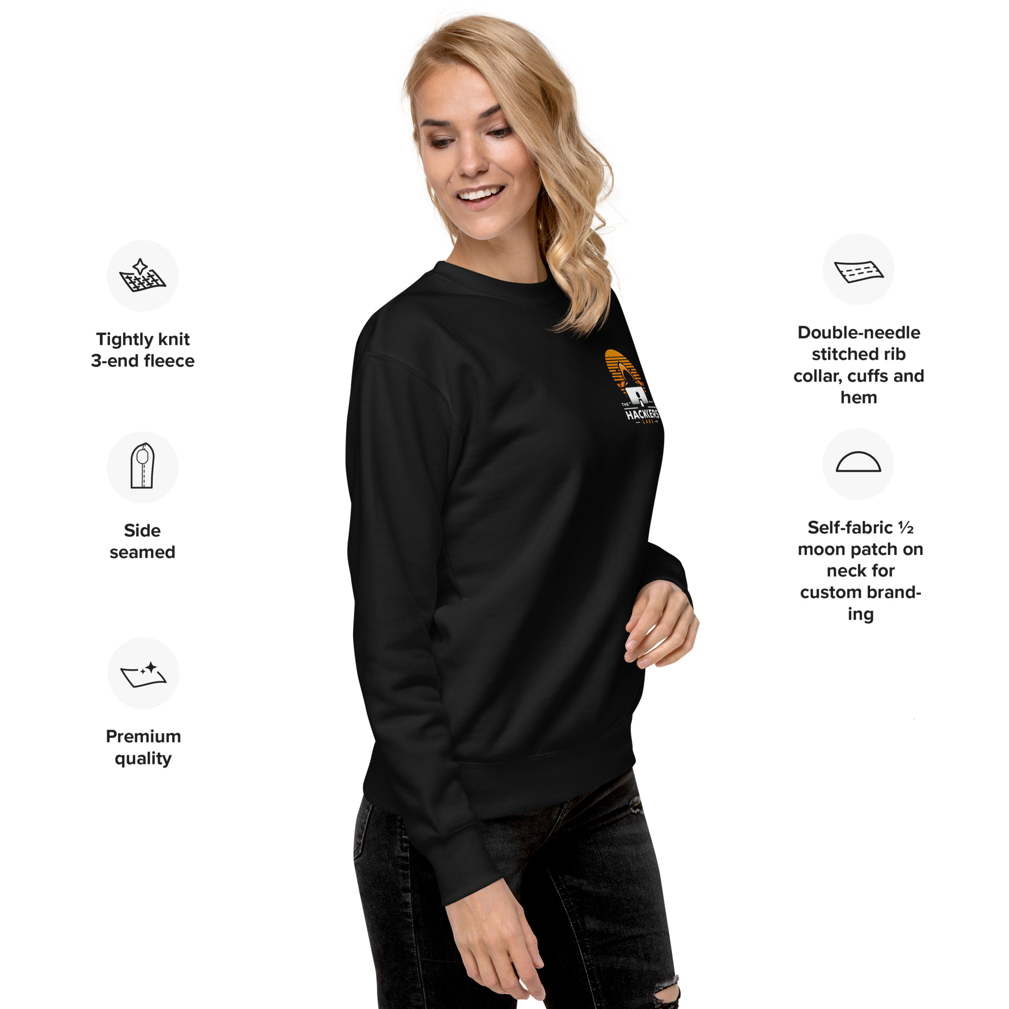 Sudadera Gruesa Unisex – The Hackers Labs × Dubai | Limited Edition - Imagen 3